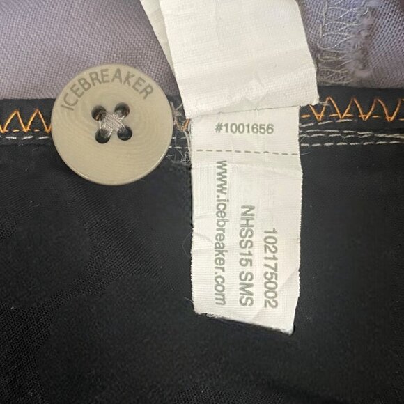 Icebreaker Merino Wool Destiny Mini Skirt Gray Women's Size 8 Hiking Outdoors - Picture 9 of 9